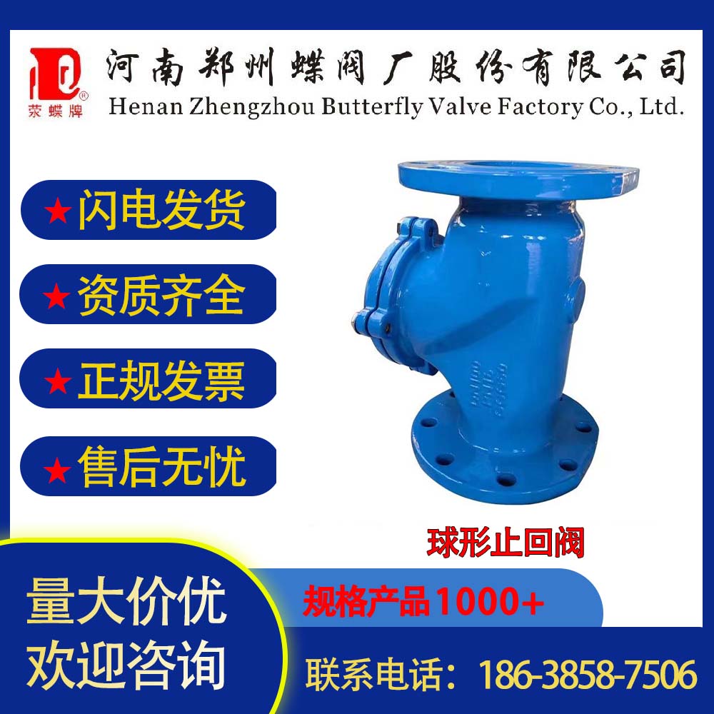 壹号娱乐蝶阀厂 球形止回阀 DN200-3000